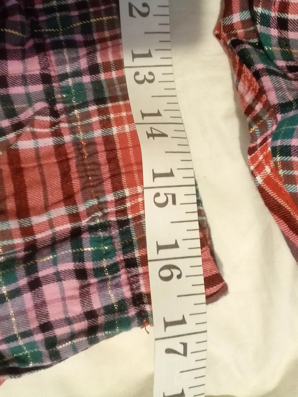 Victoria's Secret Red Plaid Button-Down Shirt and Matching Shorts Set Sz XL